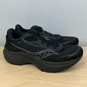 Saucony Womens Size 9.5 Axon 3 Triple Black Athletic Running Shoes